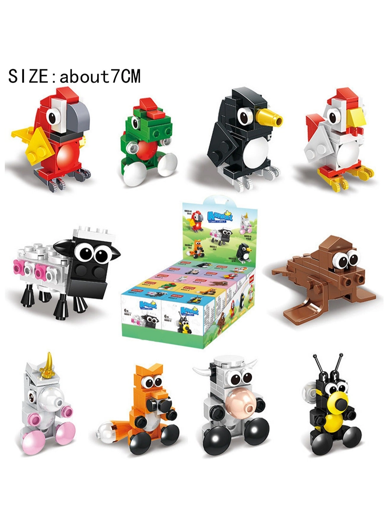 Mini Building Blocks - Dinosaur 10pcs