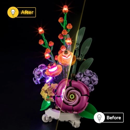 LED Light for LEGO Botanical Collection Mixed Flowerpot 40762