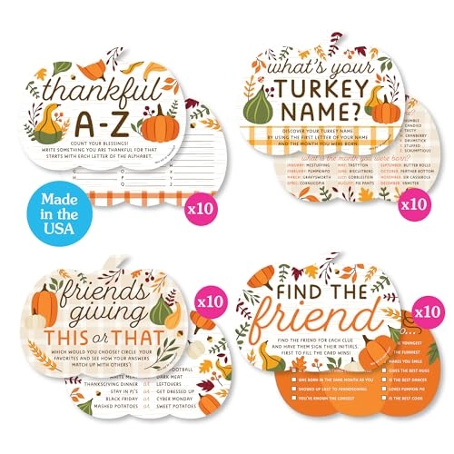 Fall Friends Thanksgiving - 12 years and up Gamerific Bundle