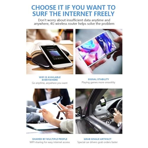 Portable Mobile Hotspot - 4G LTE 802.11b/g/n 300Mbps