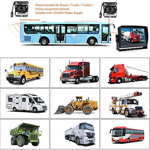 Reversing Camera + TFT LCD Monitor - Night Vision 4Pin 628x586pixles/PAL