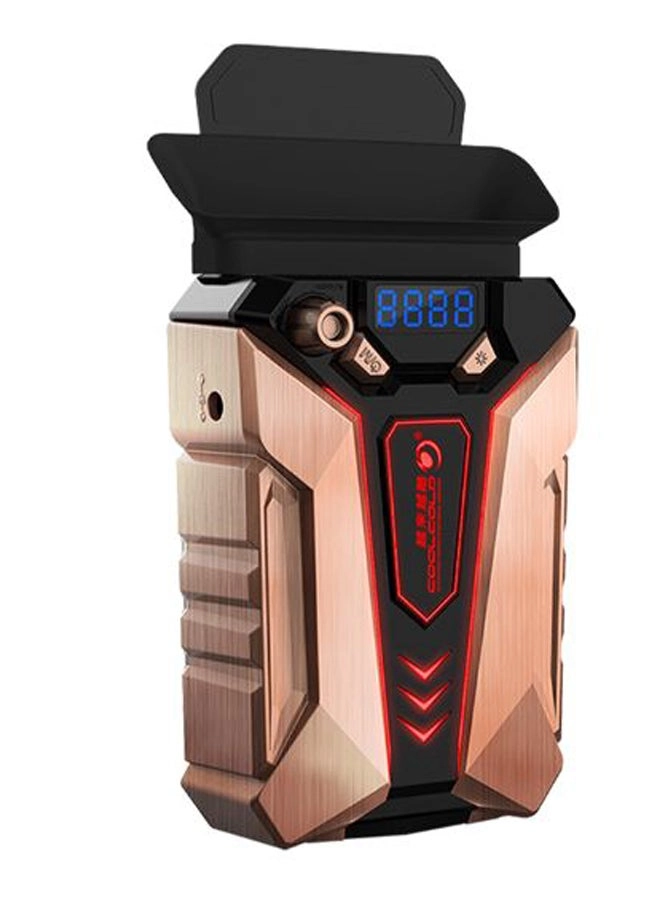 Portable Air Extracting Cooling Fan - Rose Gold Black Red