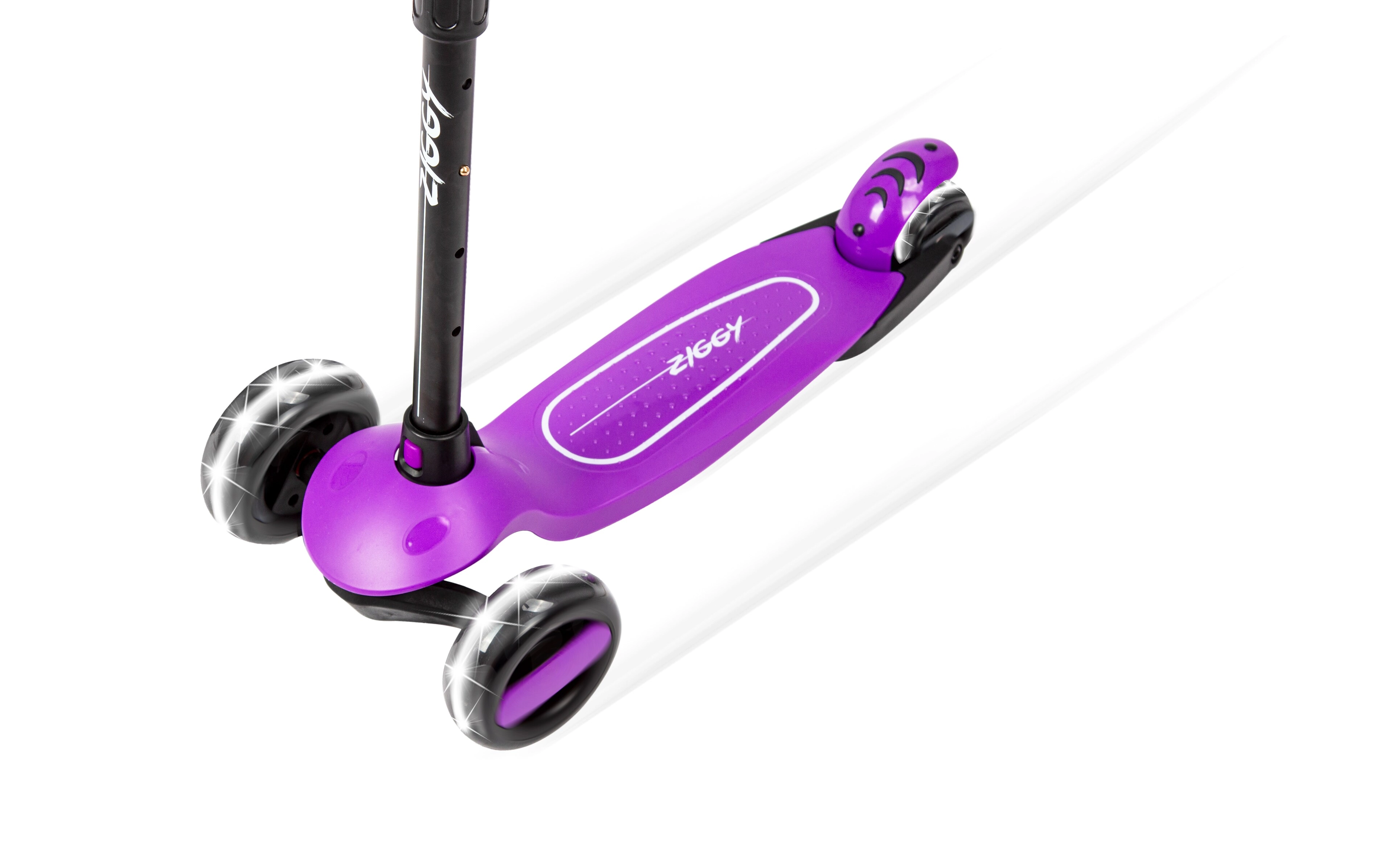 Tilt 3-Wheel Kick Scooter – LED