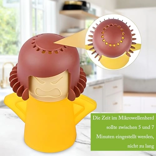Angry Mother - Microwave Cleaner Yellow