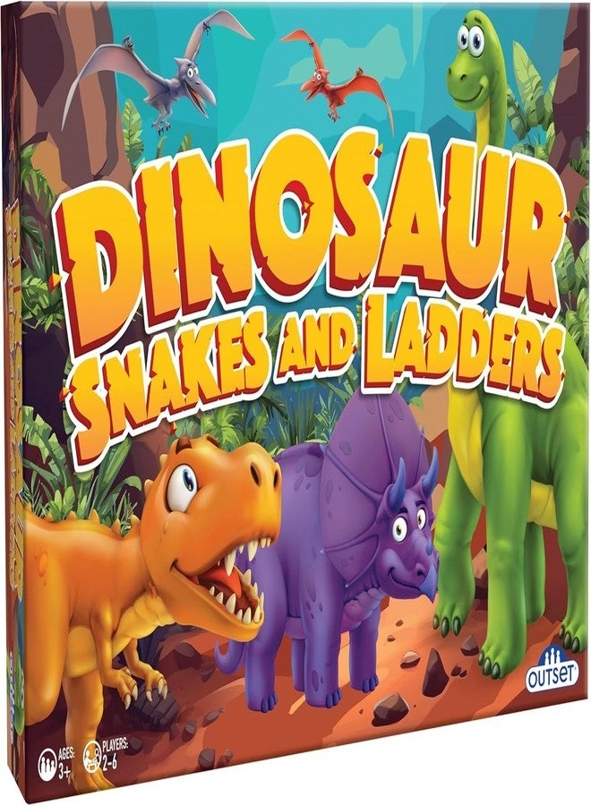 Outset Media Dinosaur Snakes and Ladders