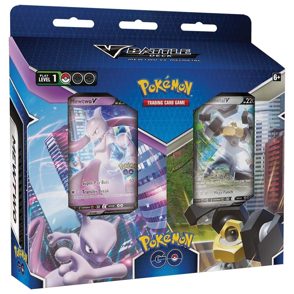 Mewtwo V + Melmetal V Battle Deck + Booster Pack - 2 Booster Packs & Trainers
