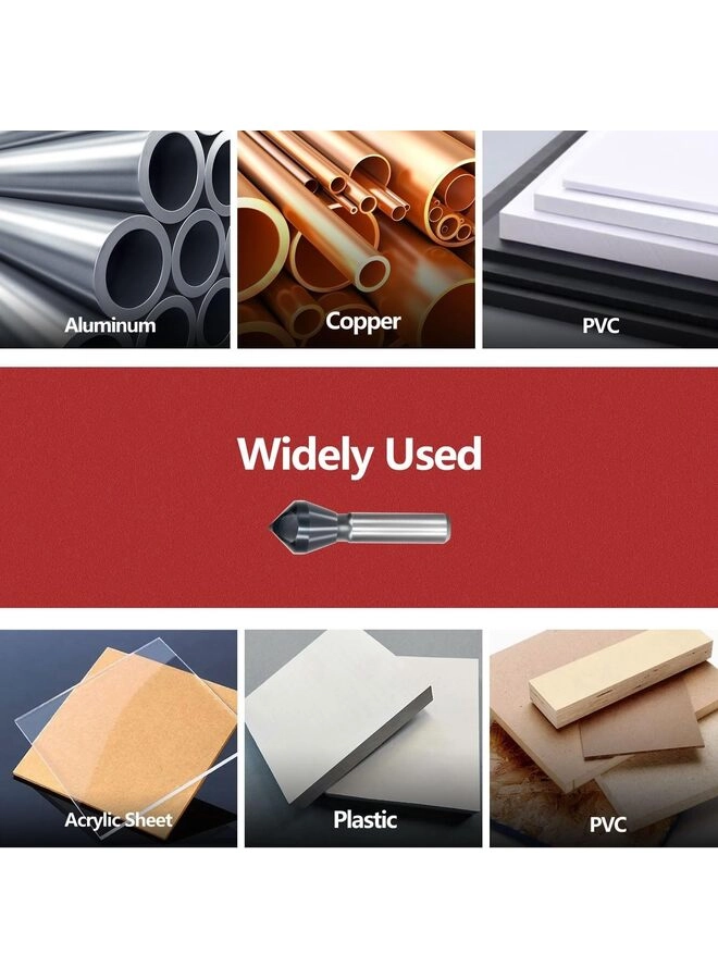 Single-End Countersink Chamfer Tool - 2-5MM 5-10MM 10-15MM 15-20MM 3PCS Set