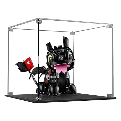Acrylic Display Case for LEGO 10375 Dragon Tamer Toothless - 3mm thickness