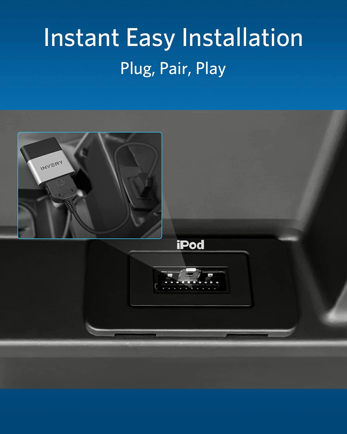 Airdual - Bluetooth 5.0 30 pin wide old iPod connector