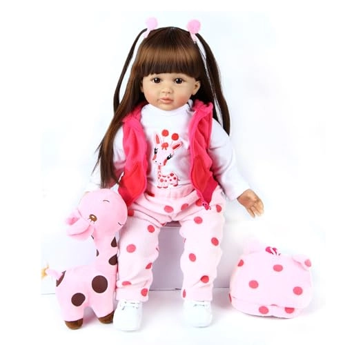 Reborn Baby Doll - 22 Inches / 55 cm Silicone Ages 3+