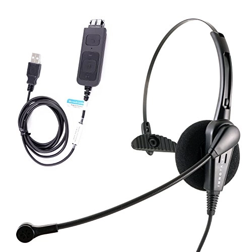Classic Monaural USB G cord Headset Wired Headset
