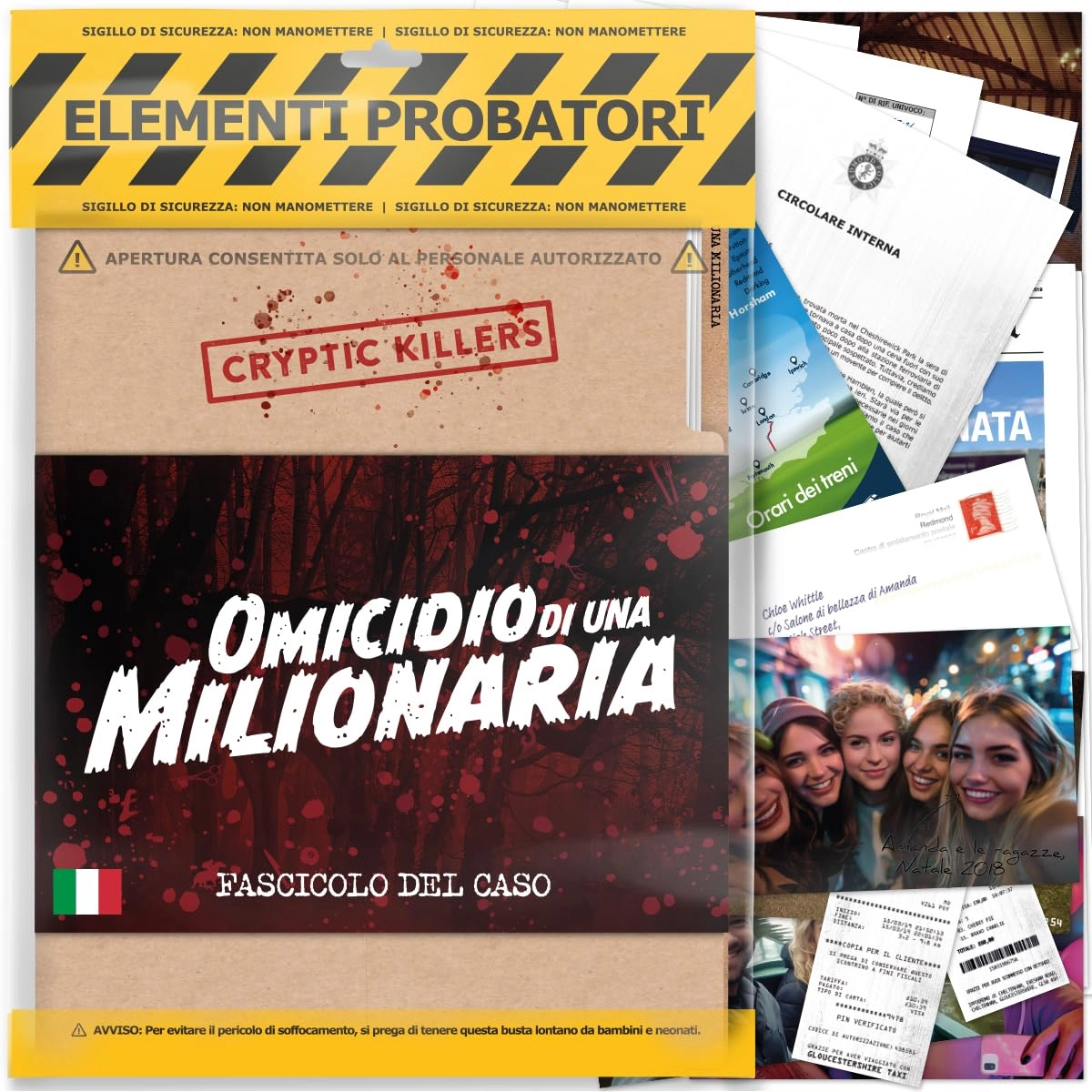 Cryptic Killers Detective Gioco Investigative: Omicidio di UNA milionaria (Italian)