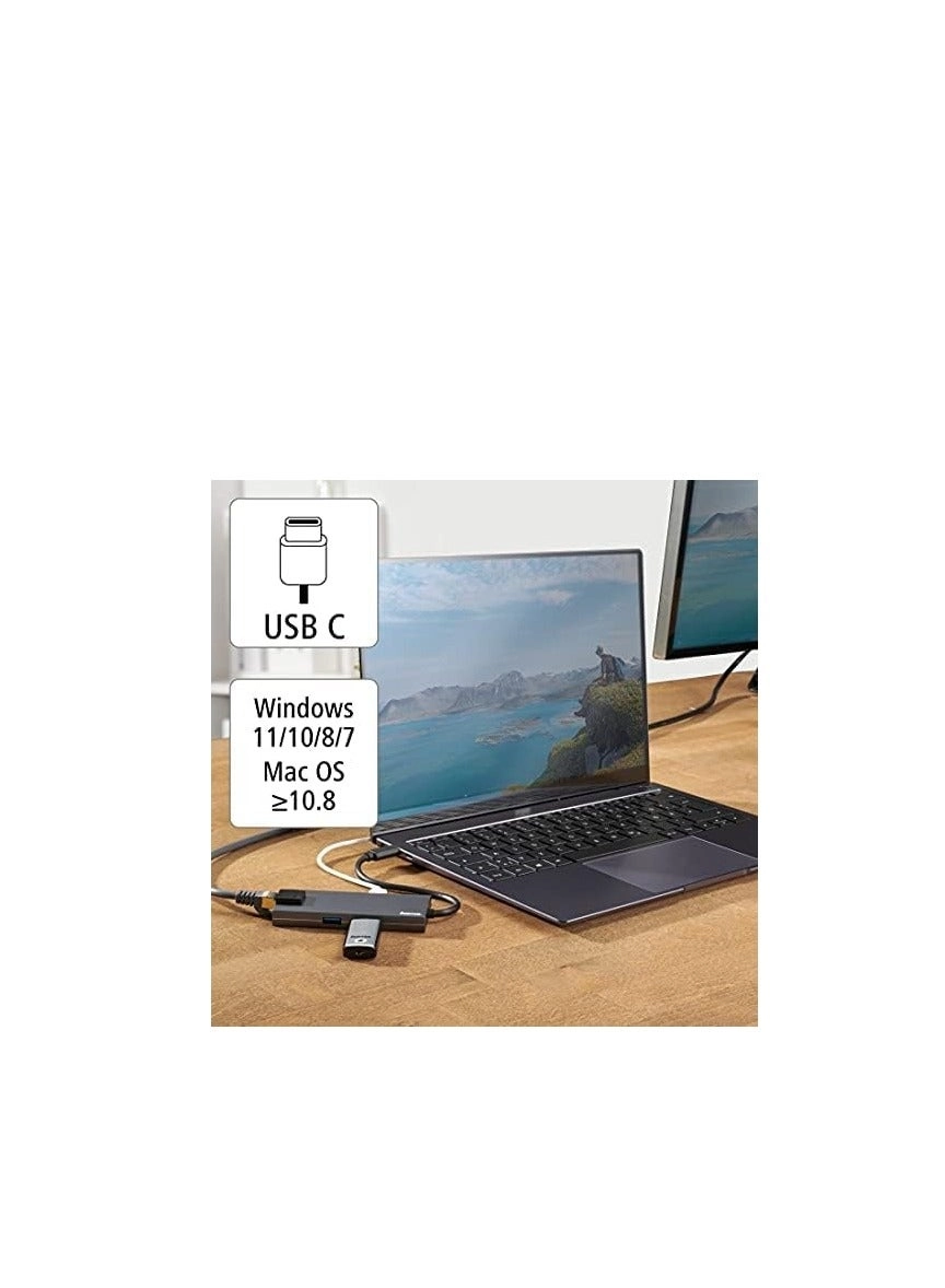 USB-C Hub - 5 Ports HDMI LAN