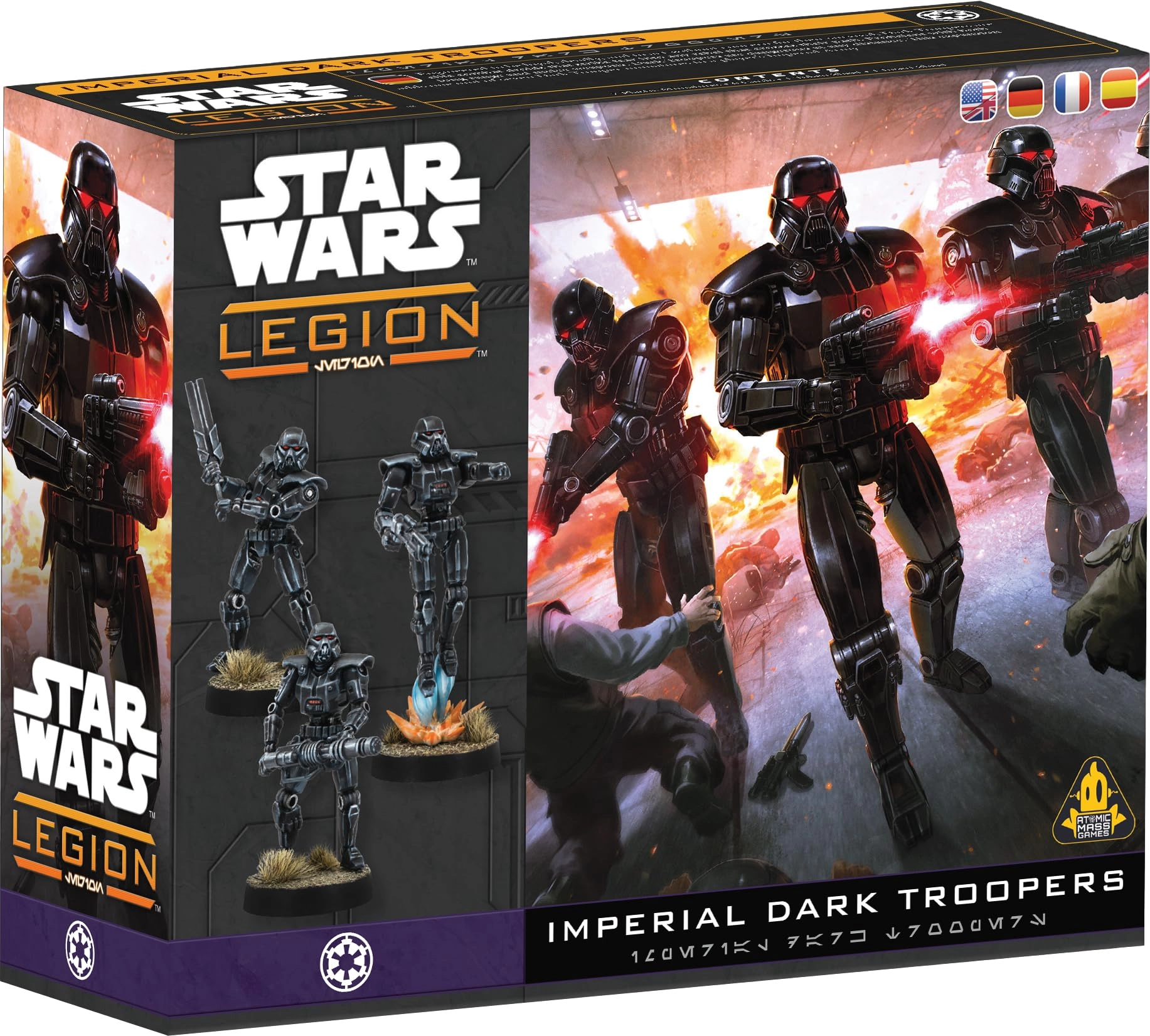 Asmodee Star Wars: Legion: Dark Troopers Unit Expansion - Miniatures Game