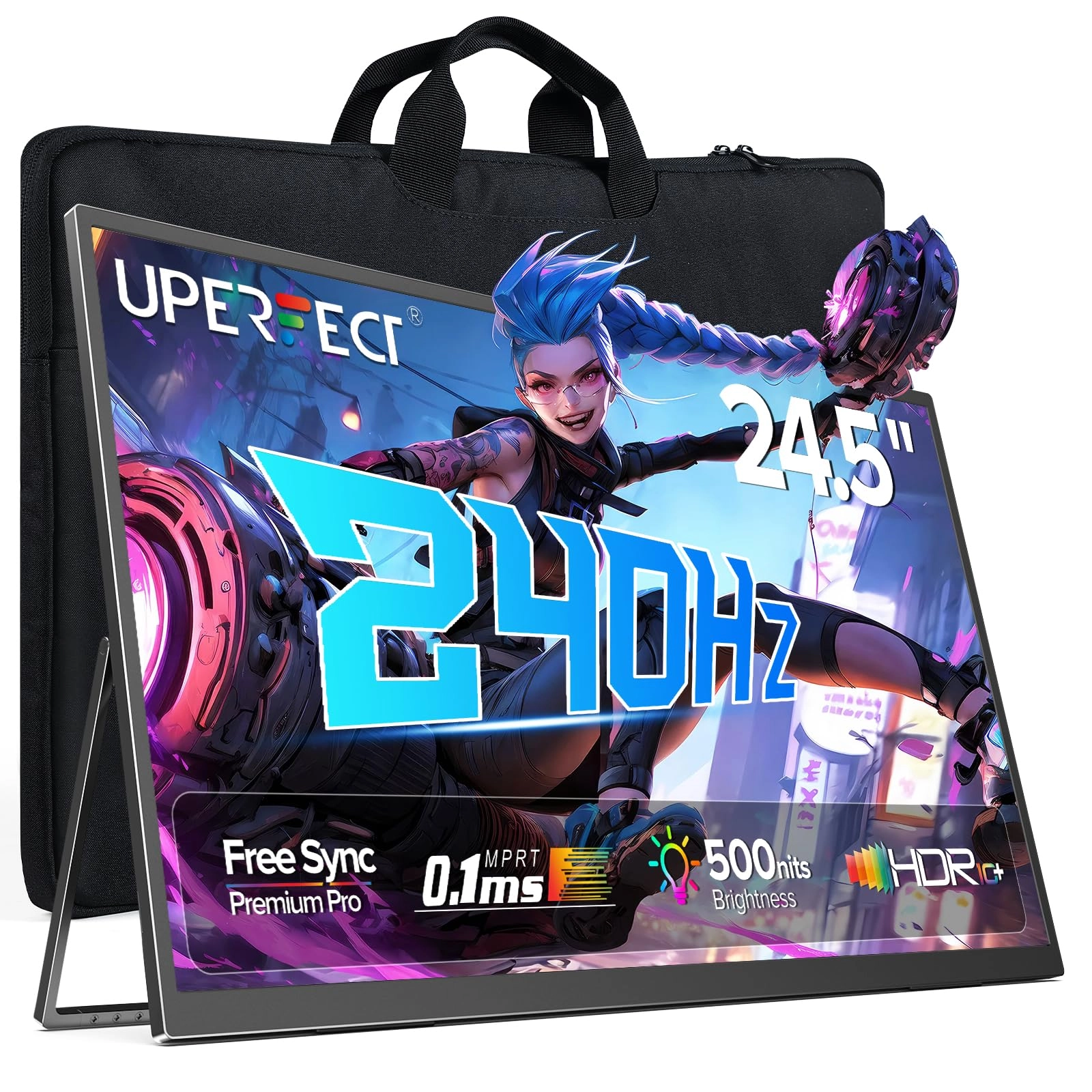 UPERFECT 24.5" Portable Monitor - B0G7FKT4GY 1920 x 1080 Pixels
