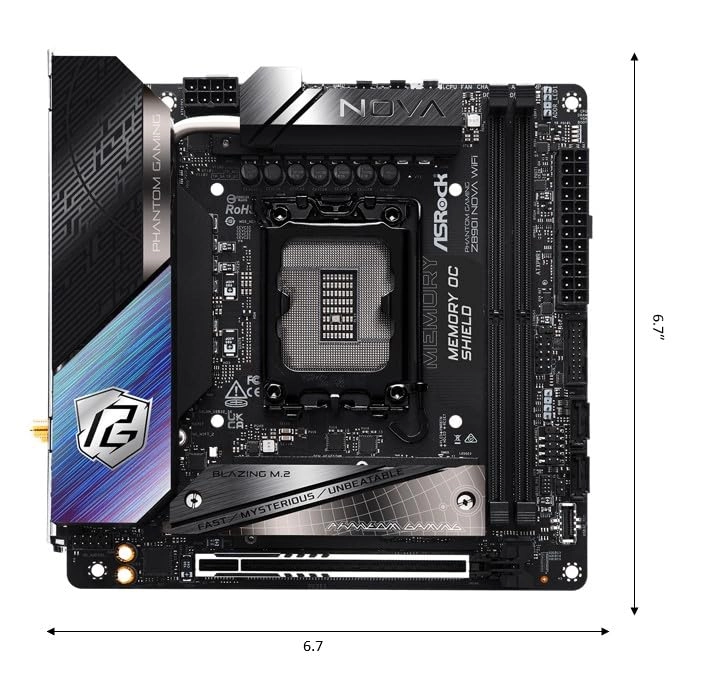 Phantom Gaming Z890i Nova - Intel Core Ultra LGA1851 DDR5 9466 MHz