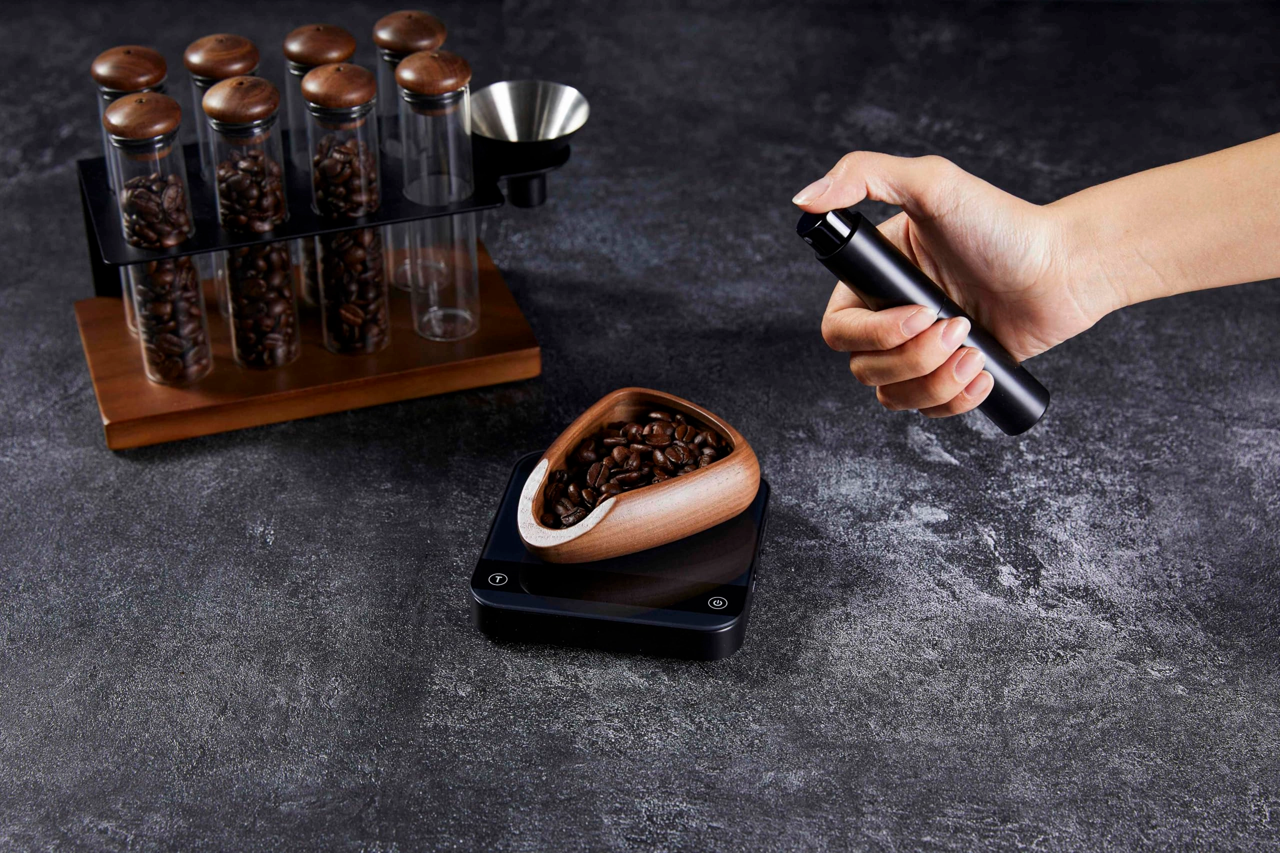 Coffee Bean Dosing Cup - 30g+ + Spray Bottle - 10ml