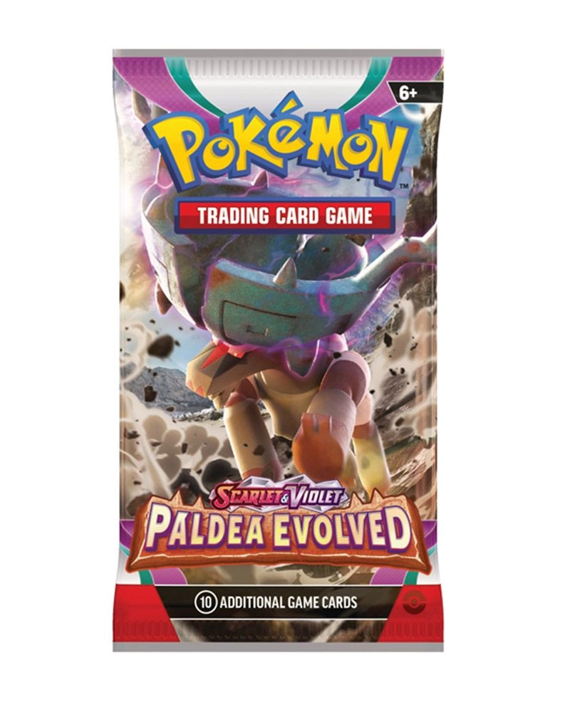Pokemon Scarlet & Violet Paldea Evolved Booster Pack - 10pcs
