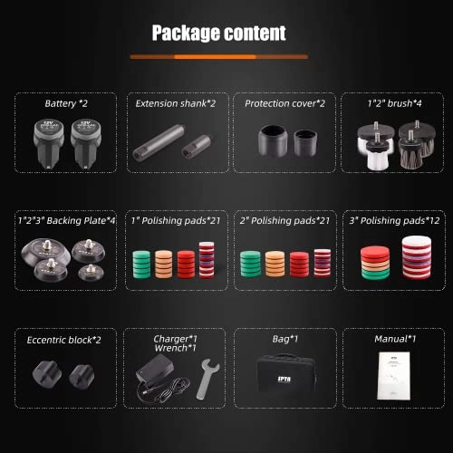 Cordless Mini Polisher - 25mm 50mm 80mm