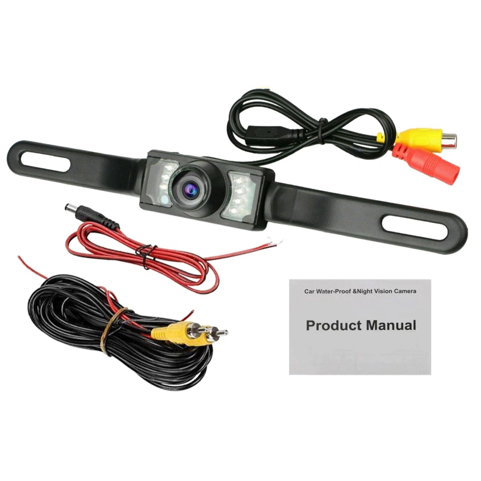 ZEZEFUFU Car Rear View Backup Camera - Night vision HD 720P