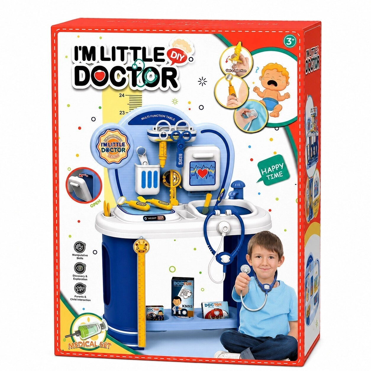 Kids Doctor Play Set with Medical Station