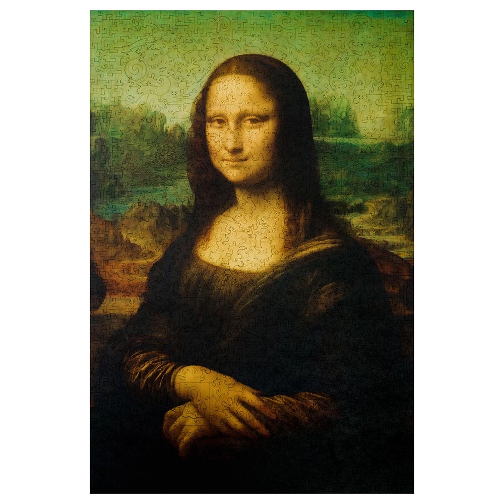 Monna Lisa Wooden Puzzle (4107390-Art_Mona_Lisa) - 1000 pcs