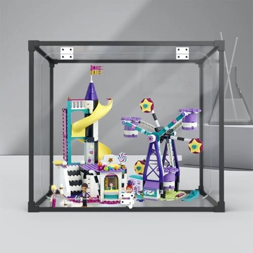 Figures Display Box for LEGO Magical Ferriis Wheel and Slide 41689 - acrylic