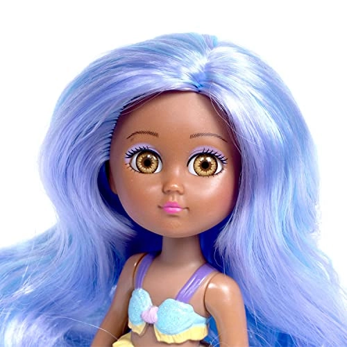 Oceana Mermaid Doll - 7 inches Vinyl Light Purple Hair Ages 3+