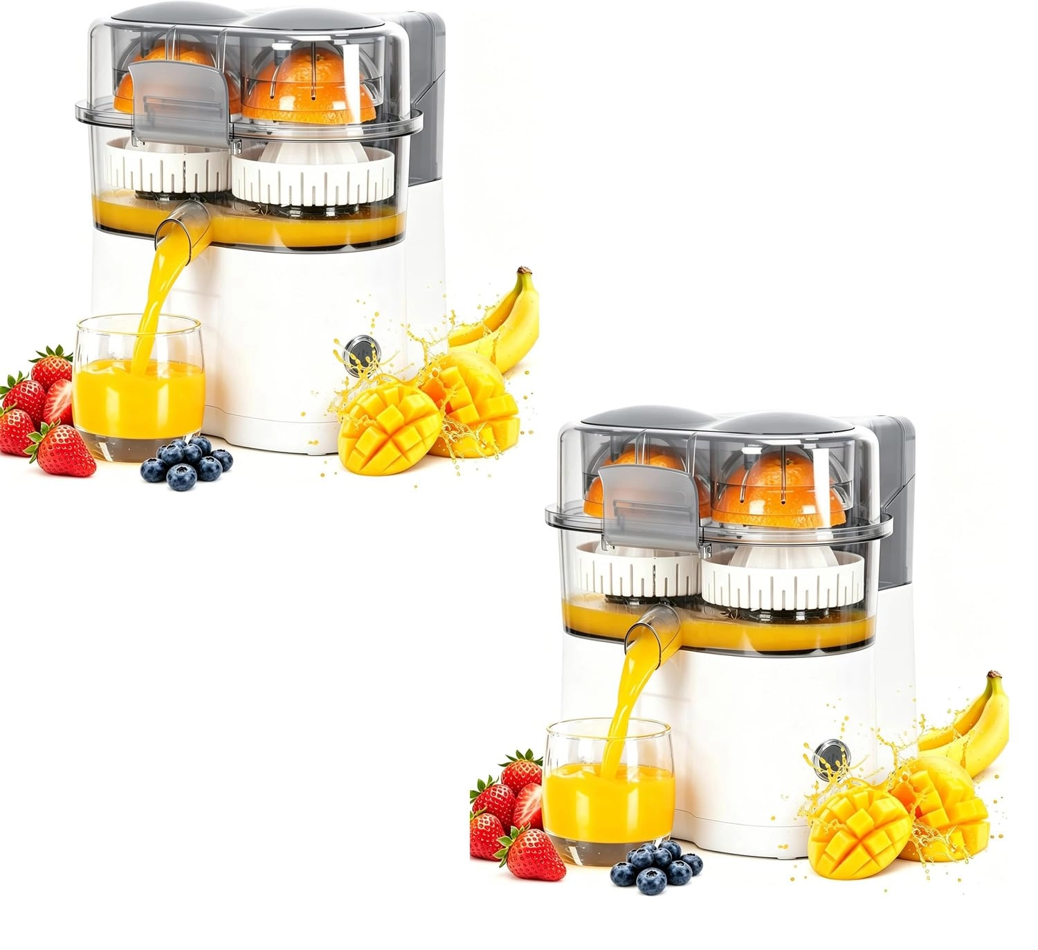 Dual Head Electric Citrus Juicer - 150w ≤400ml