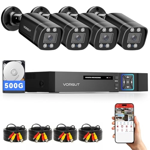 A6804-54BU-Black - 4pcs 4CH 5MP