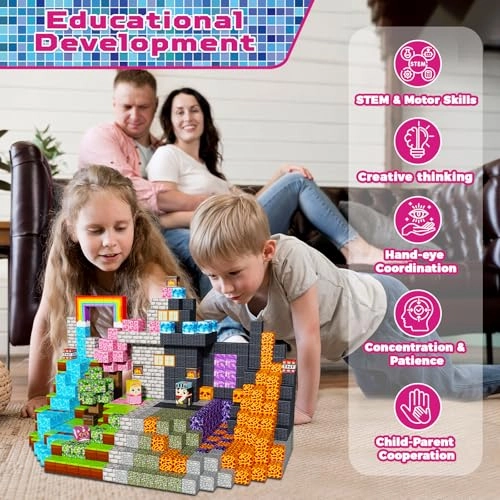 Magnetic Blocks - 150 pcs Adventure World