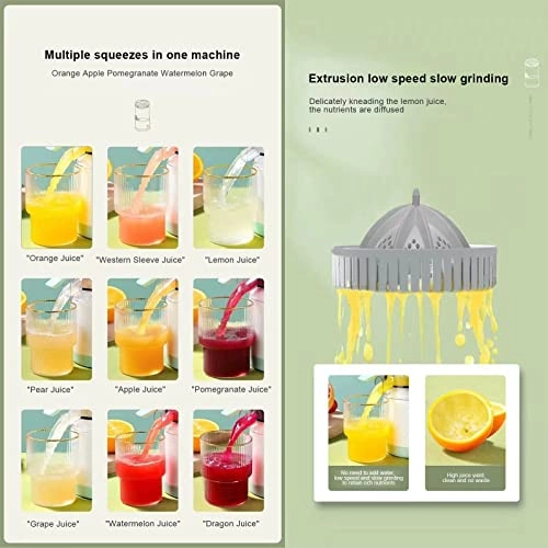 Citrus Press Juicer - Rechargeable USB Charging Portable