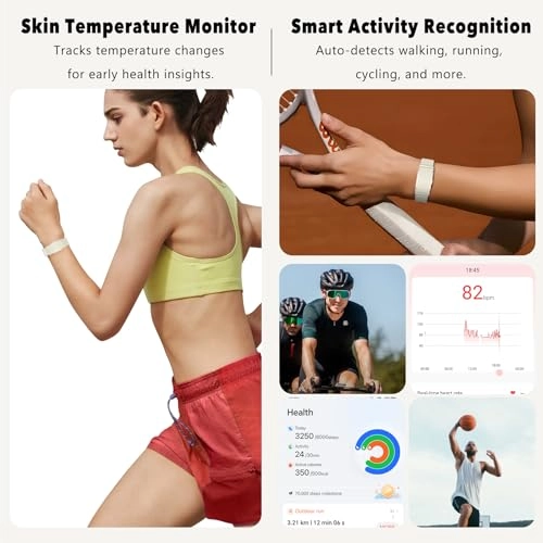 Smart Bracelet - 100+ Sport Modes 24/7 Continuous Heart Rate