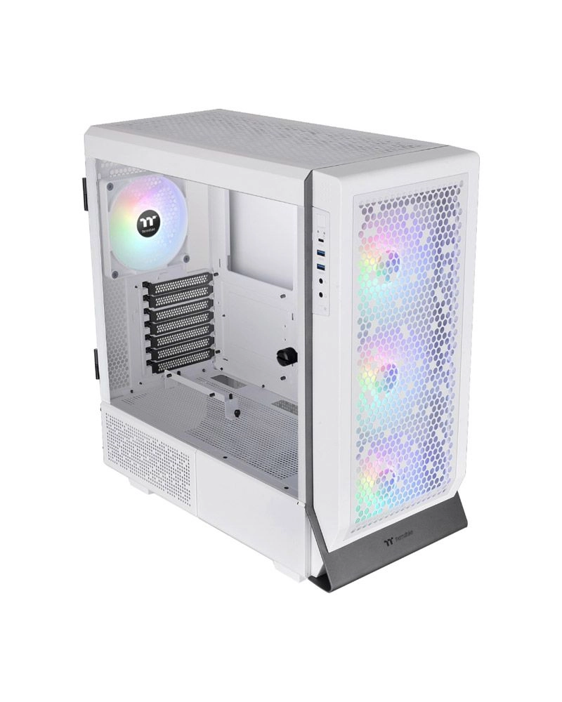 Thermaltake Ceres 500 TG ARGB - 3mm hinged tempered glass panel Mid Tower