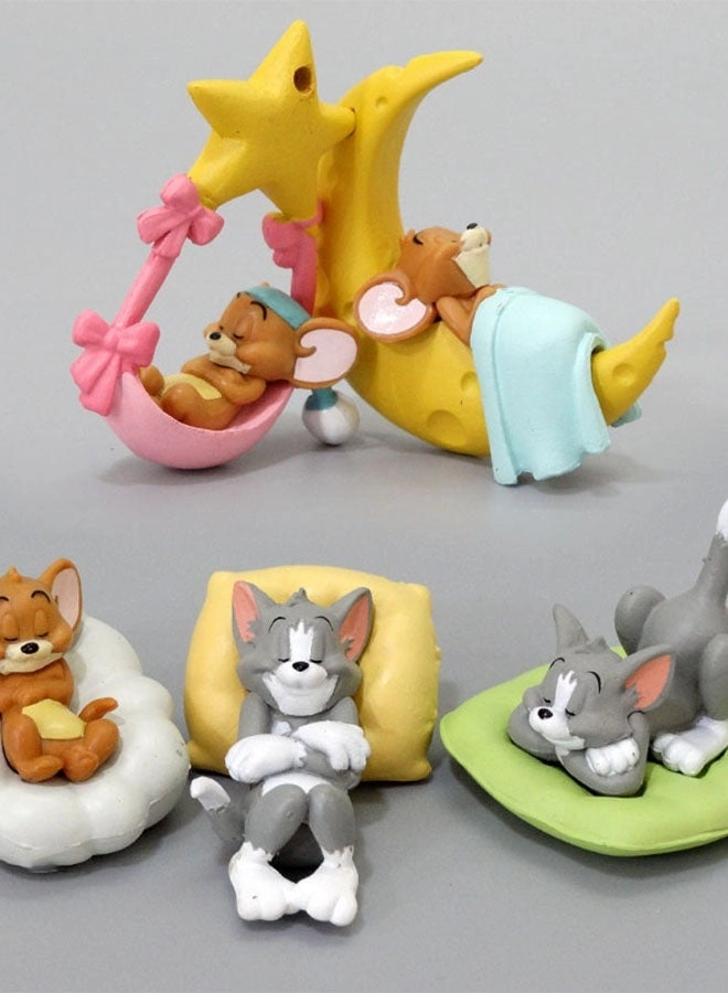 Generic Tom and Jerry Mini Figure Set - 5pcs