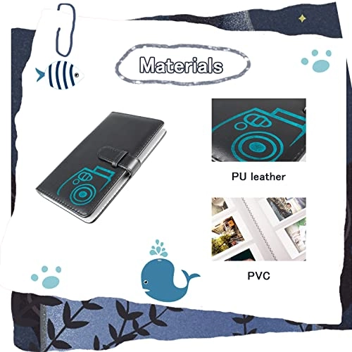 Instax Mini 3" 96 Pockets PU Leather Photo Album