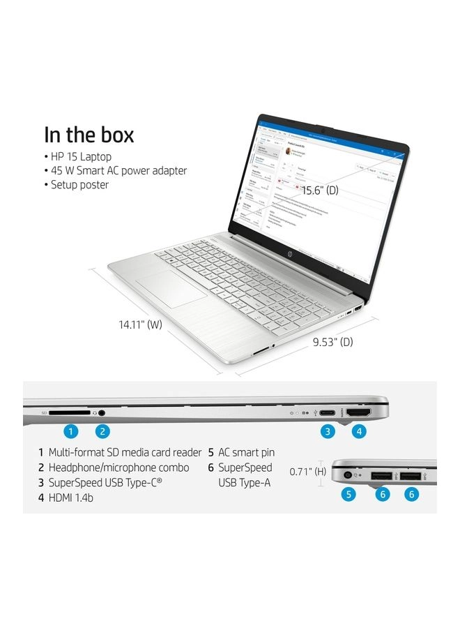 15-dy2791wm - 15.6'' 256GB 8GB Core i3-1115G4