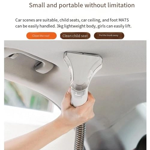 Carpet Spot Cleaner Machine - water spray + brush + vacuum + dry 400W