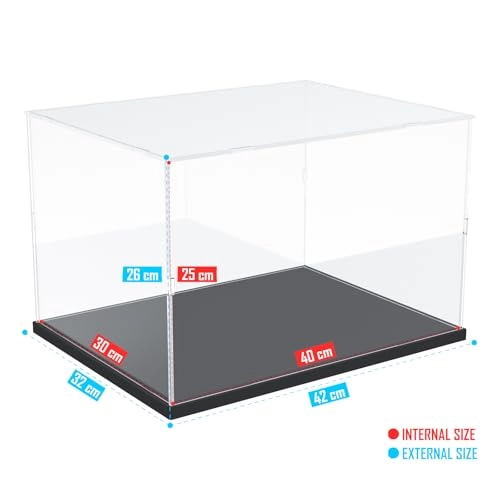 Acrylic Display Case - 1 piece(s) Compatible with Lego Hogwarts Castle 76419, Lego Himeji Castle 21060, Lego Snow White 43242