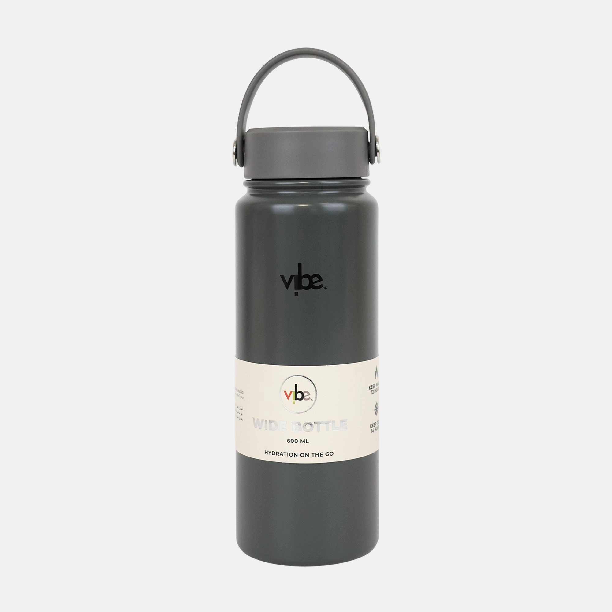 Vibe Wide Mouth Water Bottle - 600 ml