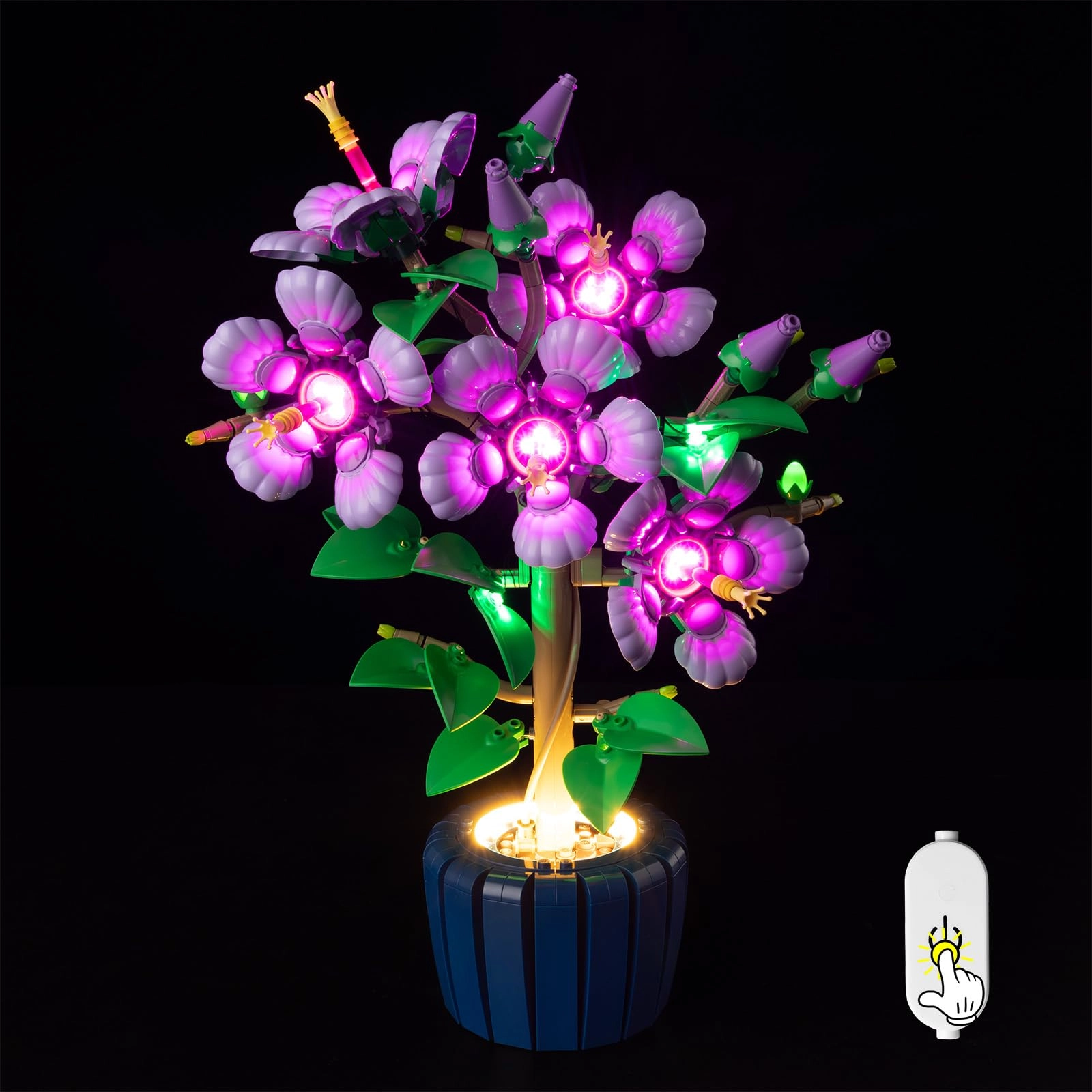 Kyglaring LED Lighting Set for Lego 10372 Hibiscus Flower (HUA-N)