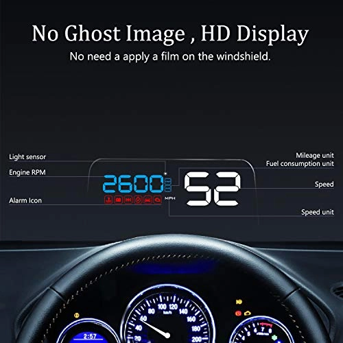 C500 - OBD2 HUD Digital Speedometer