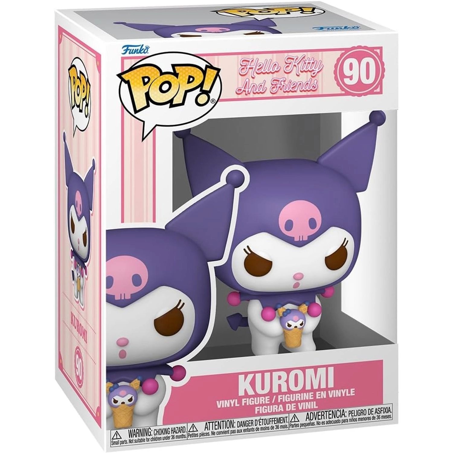 COLOR LAND CHILDRENS TOYS CENTER LLC Kuromi - Sanrio Hello Kitty And Friends (9.65 cm) (889698888608)
