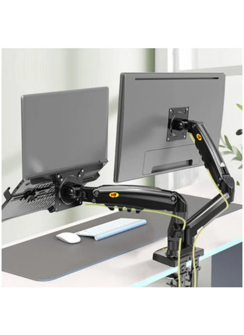 F160-FP - Dual Arm 17-27" 75x75mm & 100x100mm