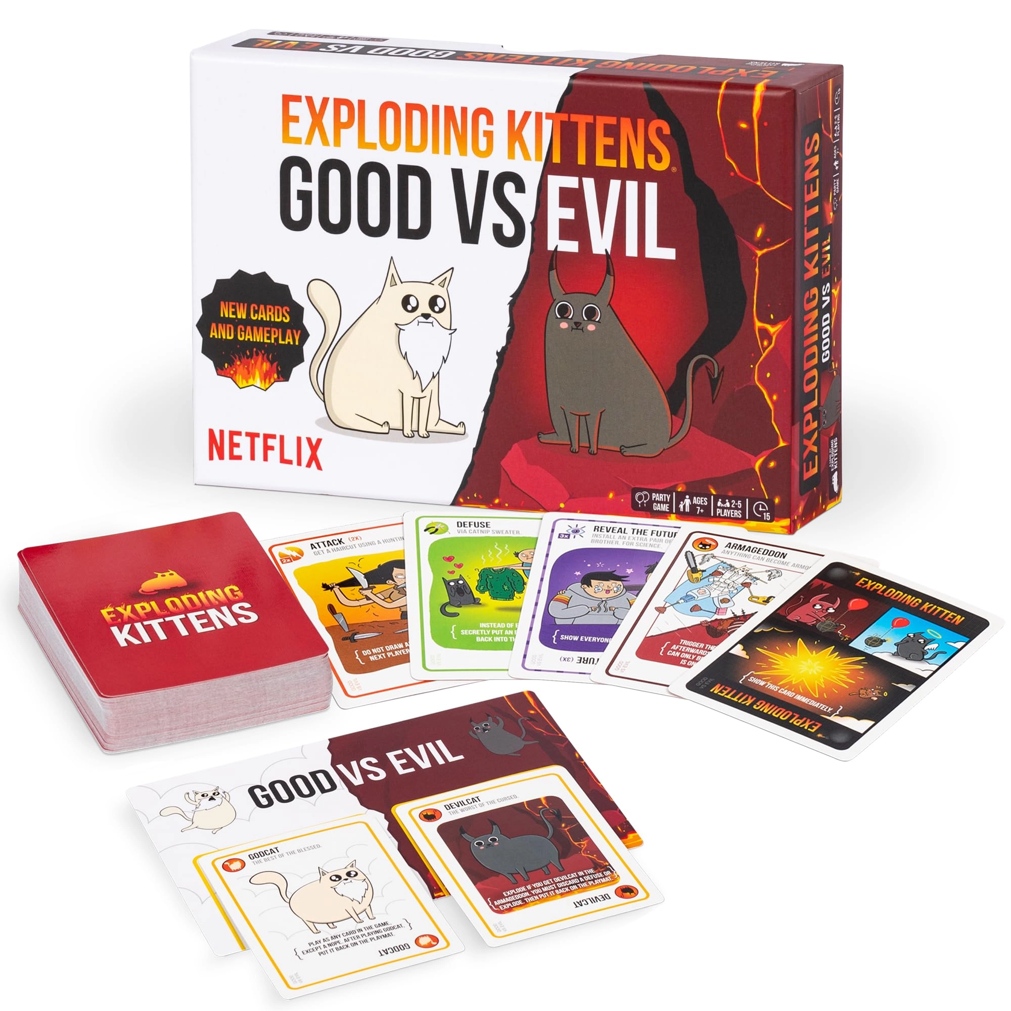 Exploding Kittens: Good vs. Evil - Card Game