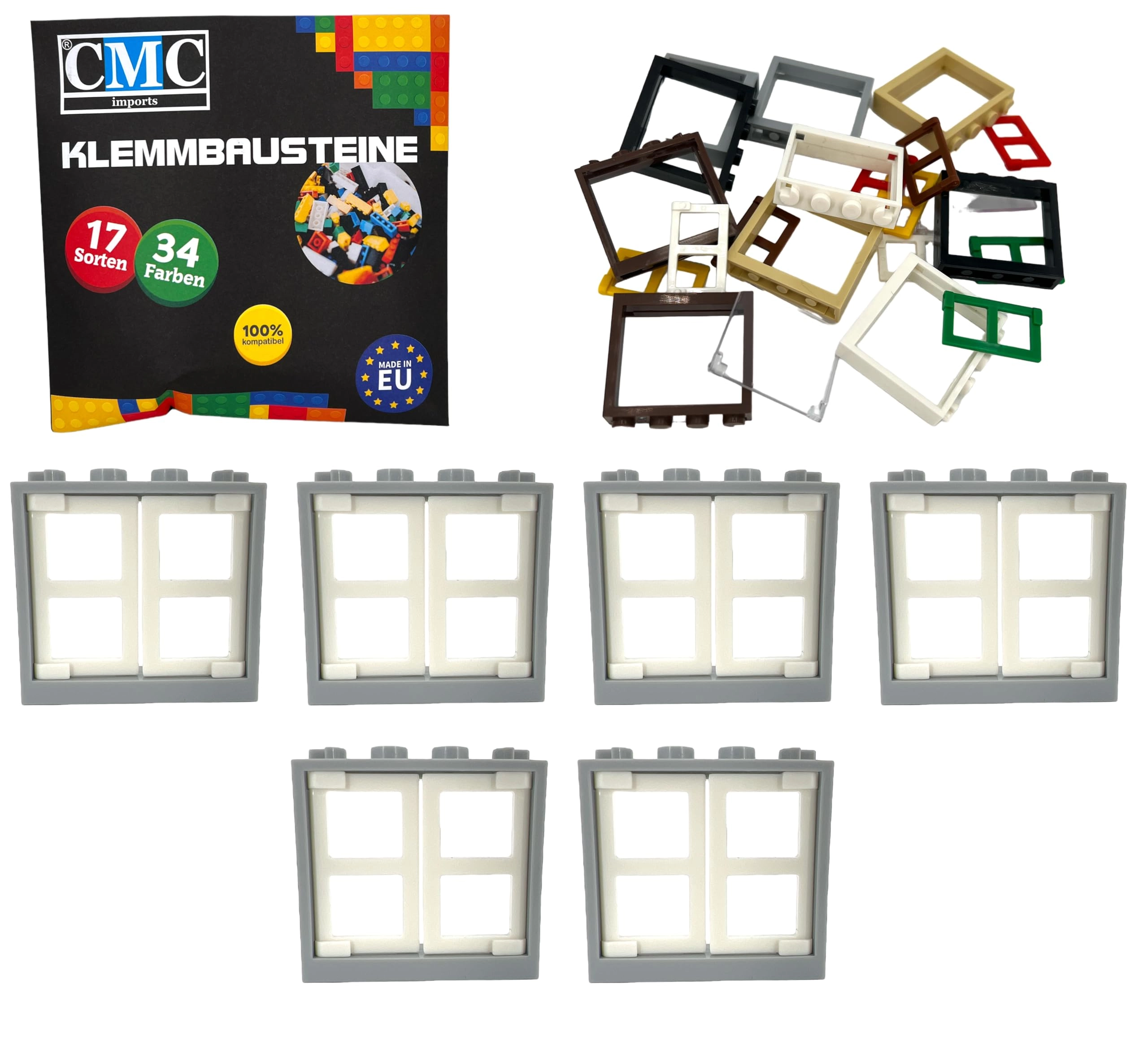 Window Frame 1 x 4 x 3 - 6 pcs