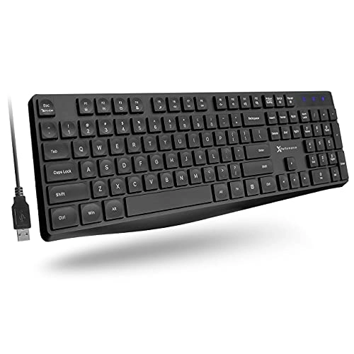 Backlit Large Print Keyboard - Full Size USB|USB-A