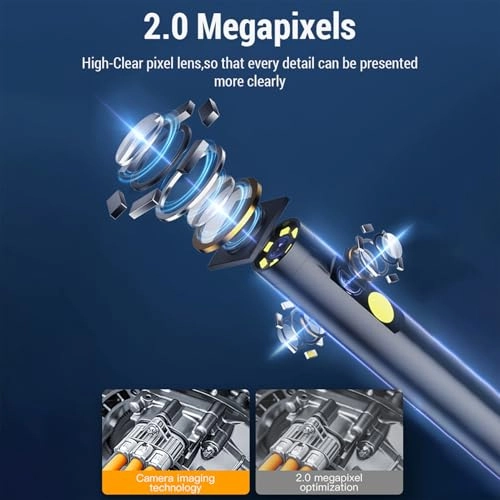 Handheld Industrial Endoscope - 8mm 10m