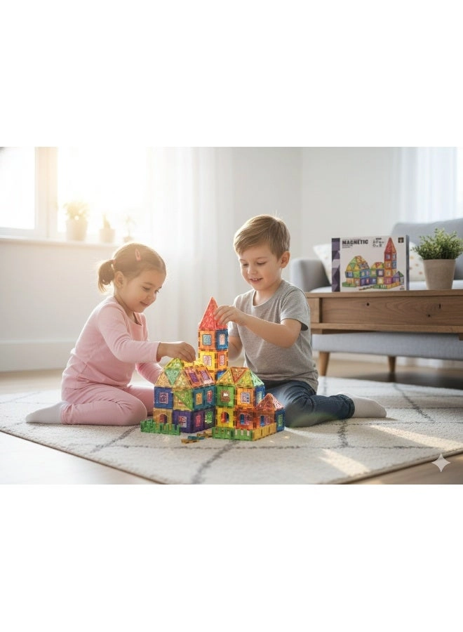 Magnetic Building Blocks - 135pcs
