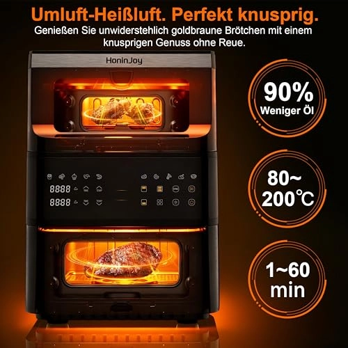 Double Basket Airfryer 4+8L MTD-002A